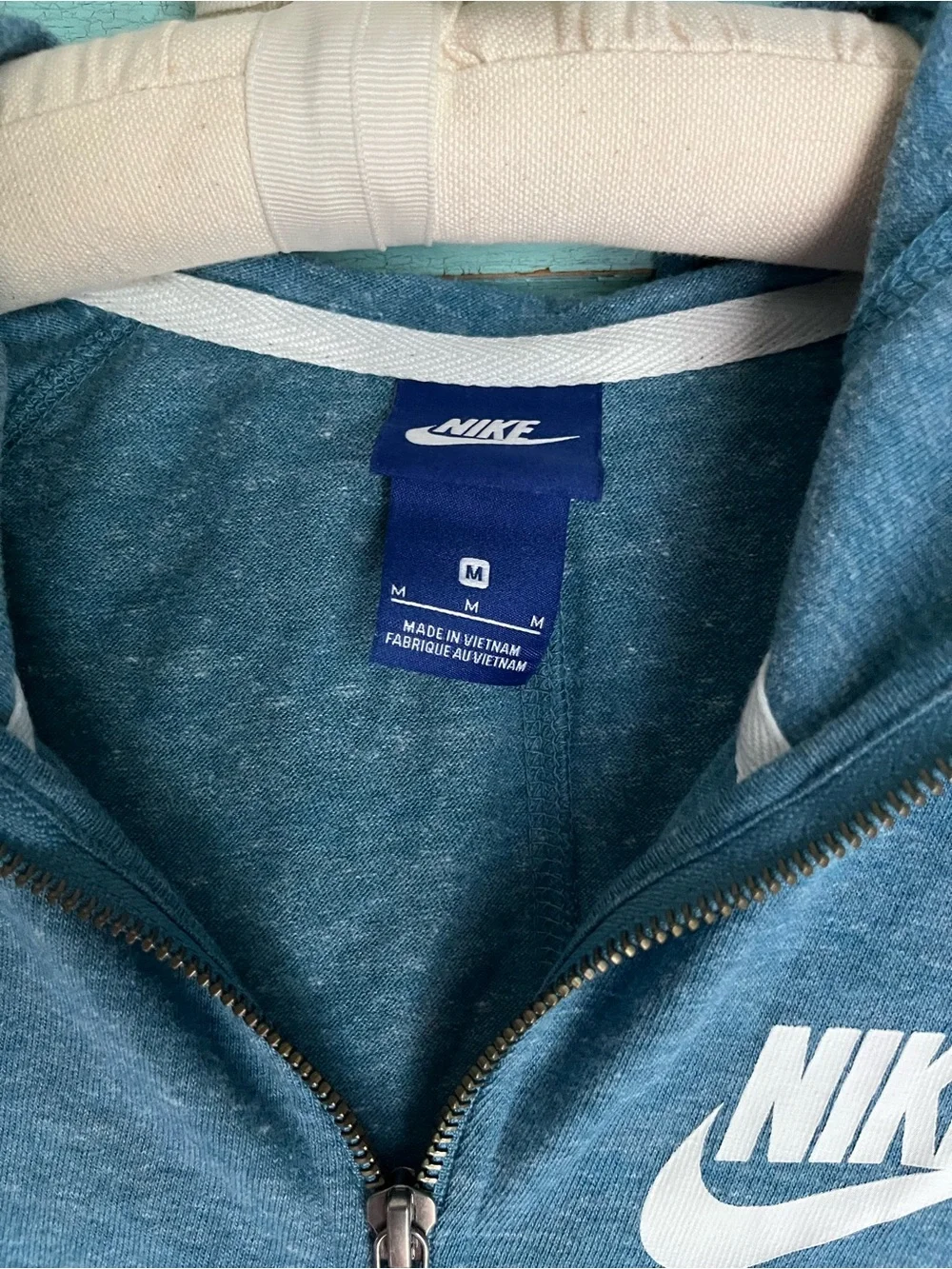 Nike Women’s Blue Zip-Up Hoodie